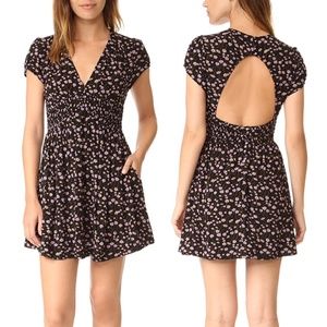 Free People Pretty Baby Floral Printed Mini Dress